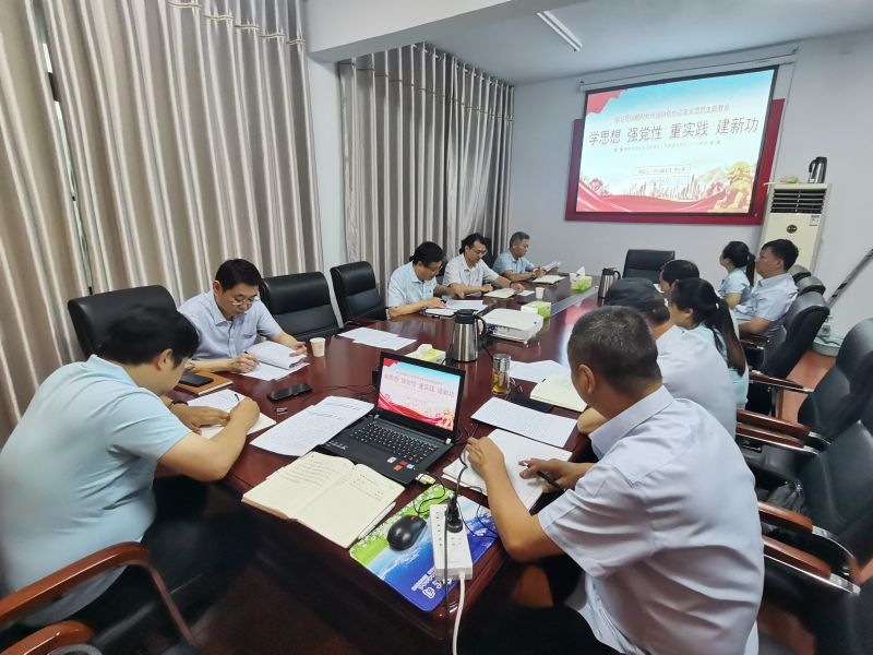 公司黨支部組織開展“學習新思想  奮進新征程”專題黨課學習